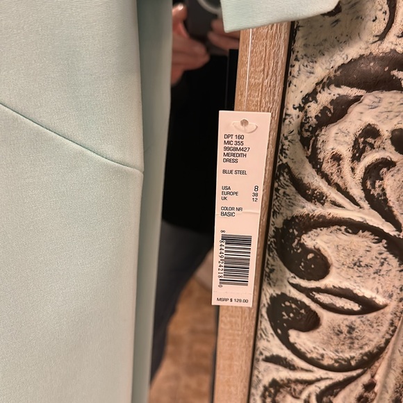 Gianni Bini  “Meredith” mint colored fitted dress.  New with tags! Size 8 - Picture 7 of 7